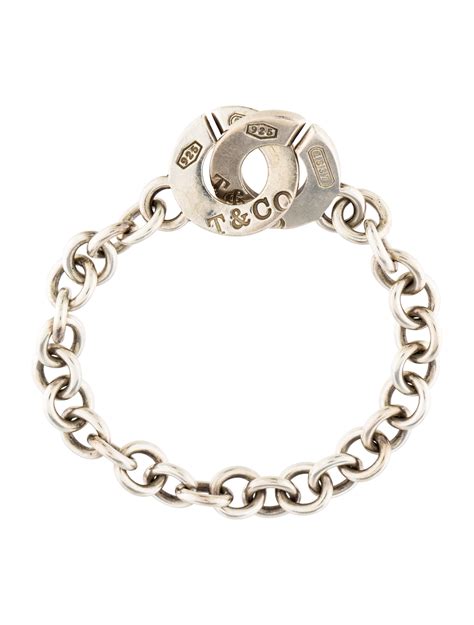 tiffany 1837 bracelet replica|tiffany 1837 interlocking circles bracelet.